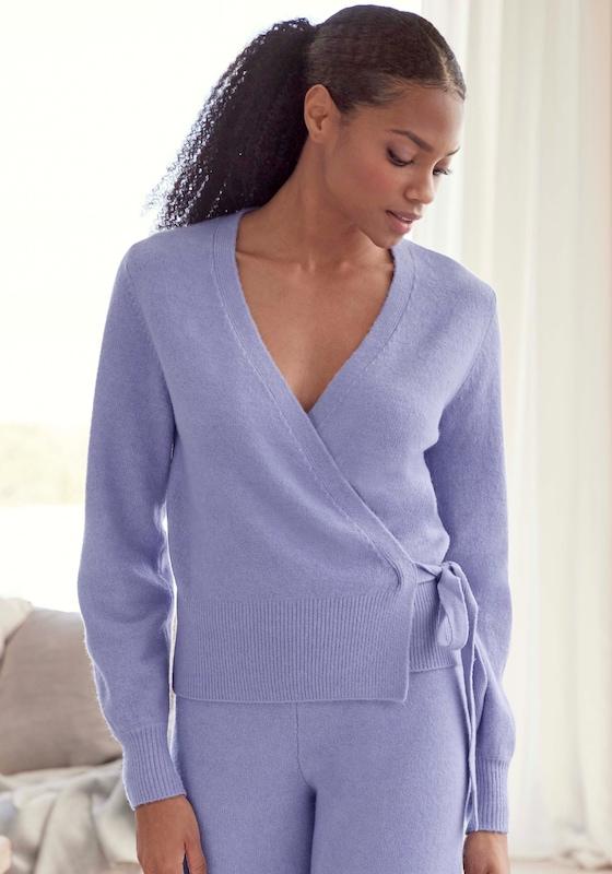 LASCANA LASCANA Strickjacke in Helllila Blitzverkäufe