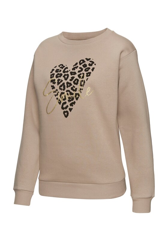 LASCANA LASCANA Sweatshirt in Beige Limitierter Zeitrabatt