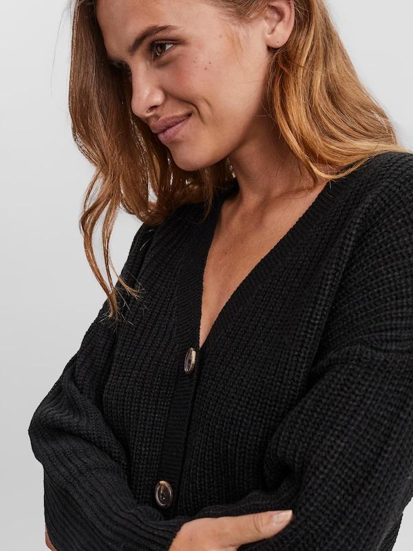 VERO MODA VERO MODA Strickjacke 'Lea' in Schwarz Muttertagsangebot