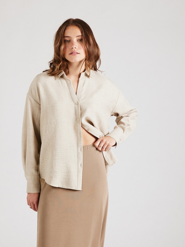 VERO MODA VERO MODA Bluse 'VMMELANEY QUEENY' in Greige Jubiläumsangebot