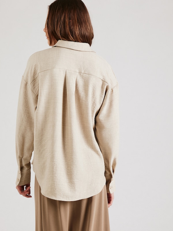 VERO MODA VERO MODA Bluse 'VMMELANEY QUEENY' in Greige Jubiläumsangebot