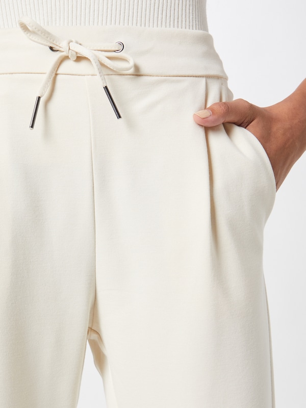 VERO MODA VERO MODA Tapered Hose 'Eva' in Wollweiß Blitzangebot