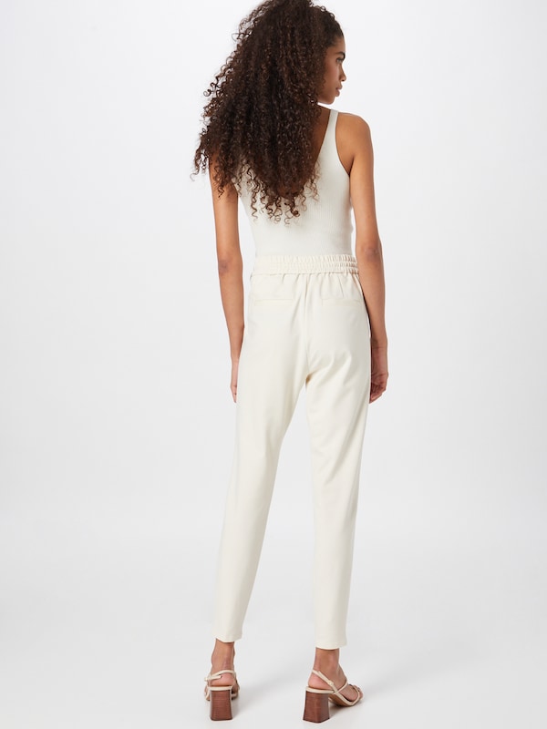 VERO MODA VERO MODA Tapered Hose 'Eva' in Wollweiß Blitzangebot