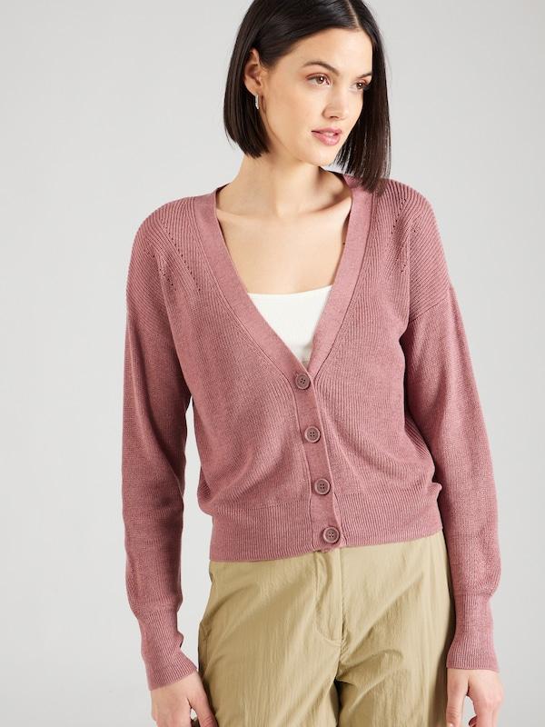 VERO MODA VERO MODA Strickjacke 'NEW LEXSUN' in Altrosa Räumungsverkauf
