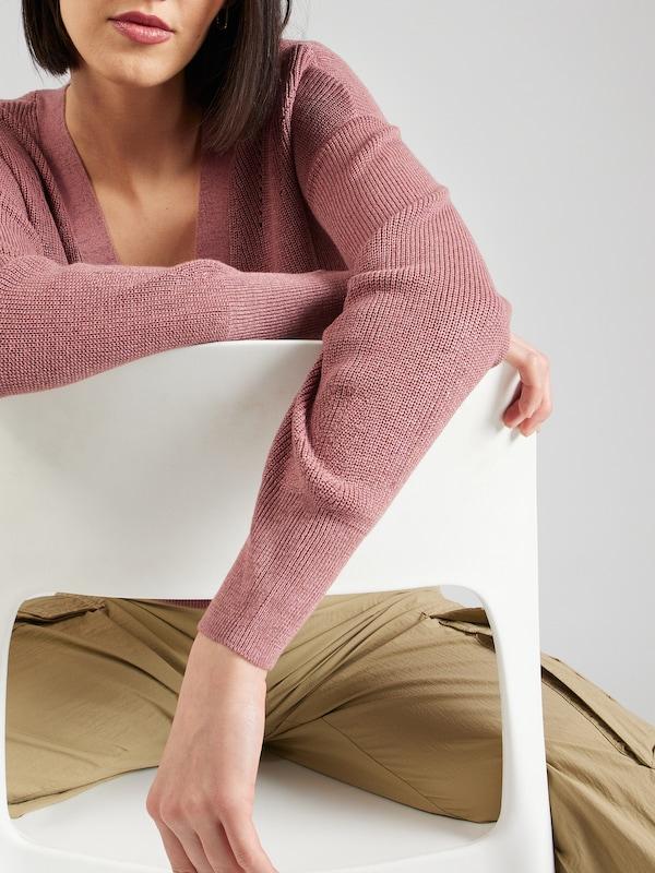 VERO MODA VERO MODA Strickjacke 'NEW LEXSUN' in Altrosa Räumungsverkauf