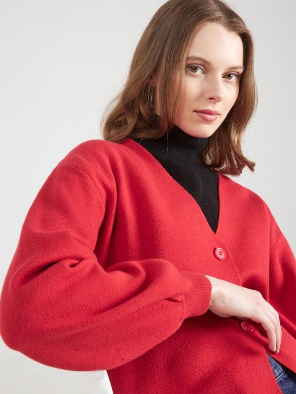 VERO MODA VERO MODA Strickjacke 'VMGold' in Rot Riesige Ersparnisse