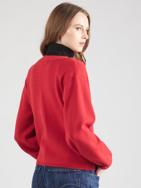 VERO MODA VERO MODA Strickjacke 'VMGold' in Rot Riesige Ersparnisse