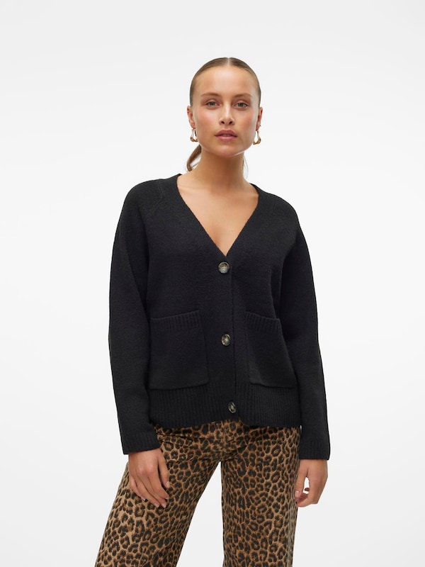 VERO MODA VERO MODA Strickjacke 'VMBoom' in Schwarz VIP-Rabatte