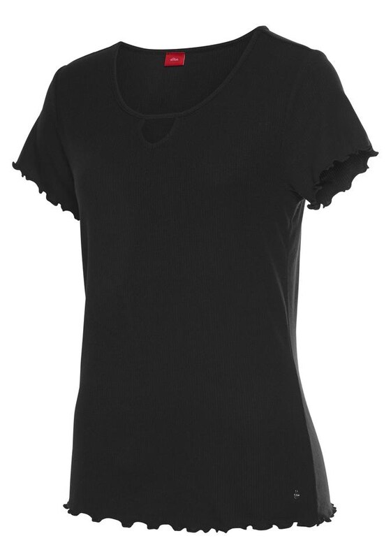 s.Oliver s.Oliver Schlafshirt in Schwarz Bis zu 60% Rabatt