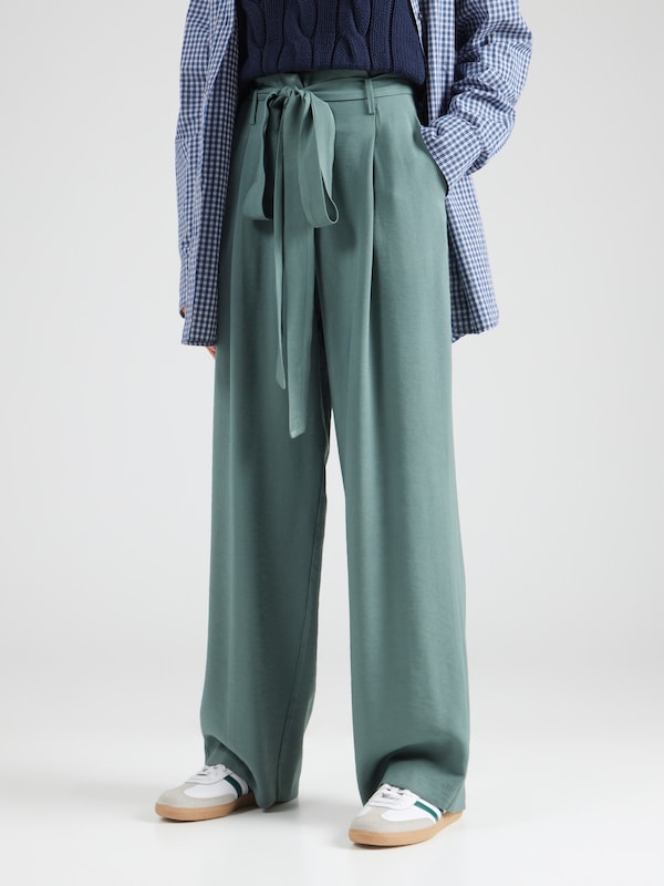 ABOUT YOU ABOUT YOU Wide Leg Hose in Dunkelgrün Angebote
