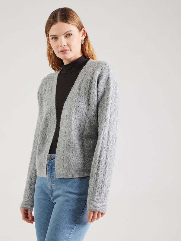 ABOUT YOU ABOUT YOU Strickjacke 'Pina' in Grau Günstiger Verkauf