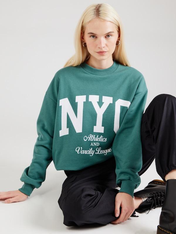 ABOUT YOU ABOUT YOU Sweatshirt 'Tabea' in Smaragd Limitierter Zeitrabatt