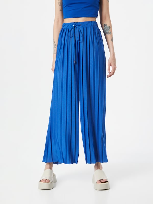 ABOUT YOU ABOUT YOU Wide Leg Hose 'Caren' in Blau Sonderangebot