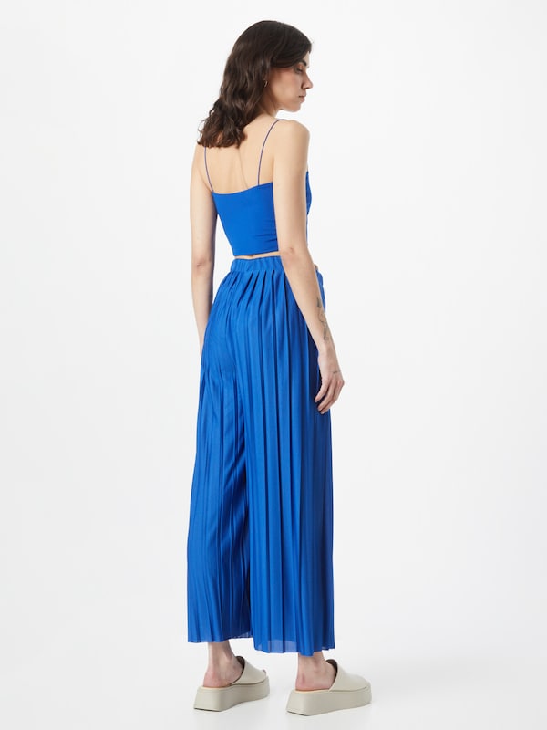 ABOUT YOU ABOUT YOU Wide Leg Hose 'Caren' in Blau Sonderangebot