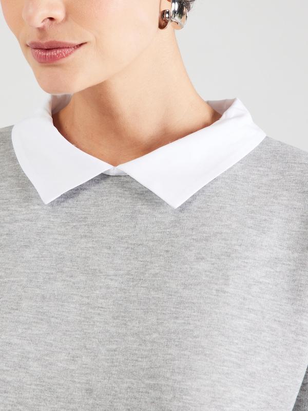ABOUT YOU ABOUT YOU Sweatshirt 'Victoria' in Graumeliert Weiß Versandkostenfrei