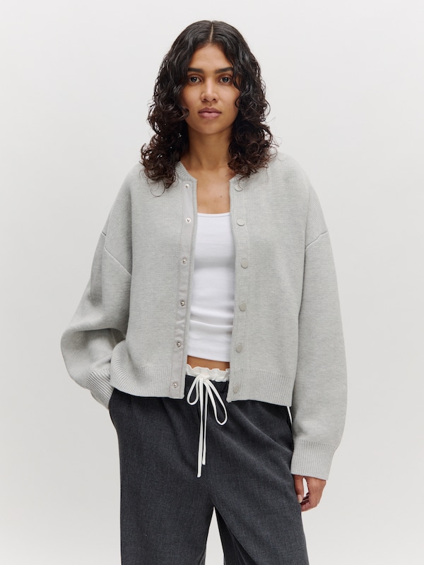 EDITED EDITED Pullover 'Aniela' (GRS) in Graumeliert Cyber Monday