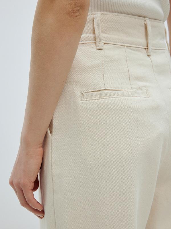 EDITED EDITED Wide Leg Jeans 'Ellis' (OCS) in Beige Muttertagsangebot