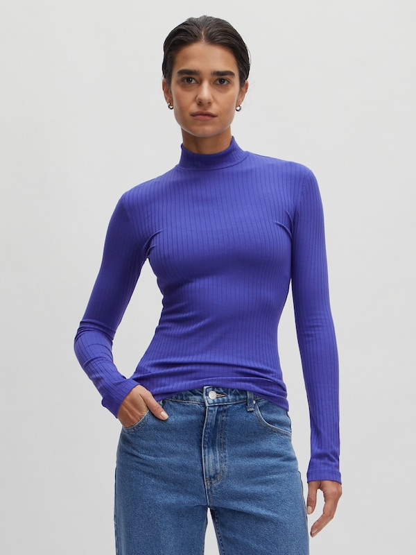 EDITED EDITED Shirt 'Manon' in Blau Valentinstagsangebot