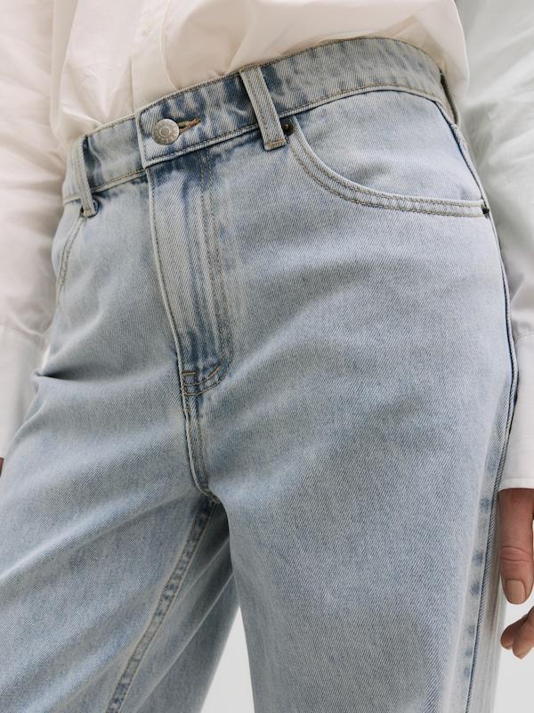 EDITED EDITED Wide Leg Hose 'Maleah' (OCS) in Blue Denim Heißer Verkauf