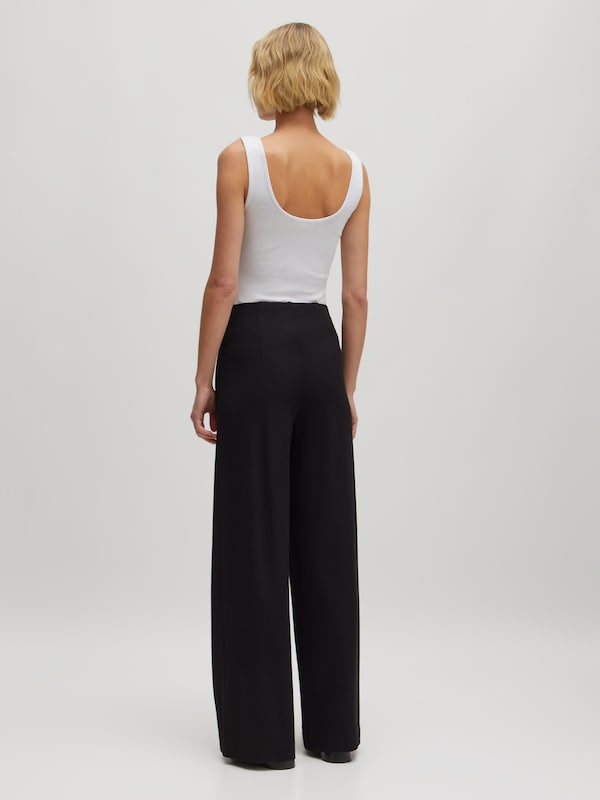 EDITED EDITED Wide Leg Hose 'Leva' in Schwarz Zeitlich begrenztes Angebot