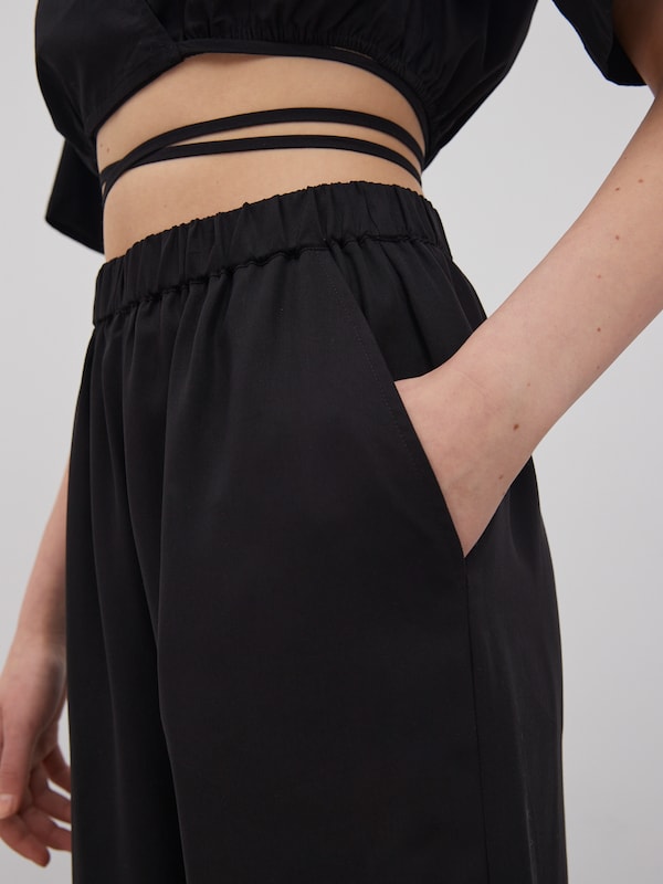 EDITED EDITED Wide Leg Hose 'Nona' in Schwarz Blitzangebot