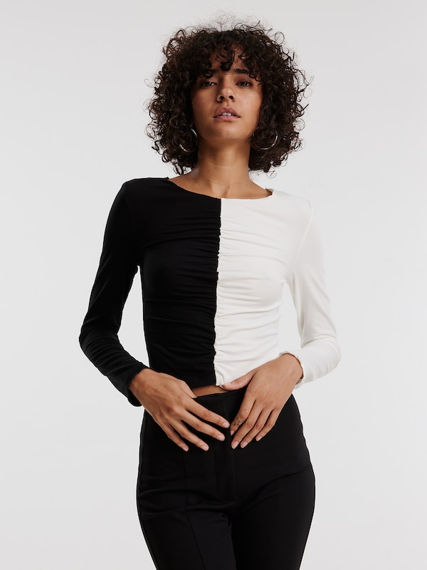 EDITED EDITED Shirt 'Karolina' in Schwarz Große Rabatte