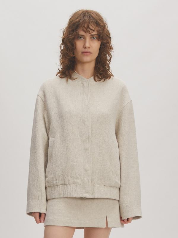 EDITED EDITED Jacke 'Malia' in Beige Saisonale Angebote