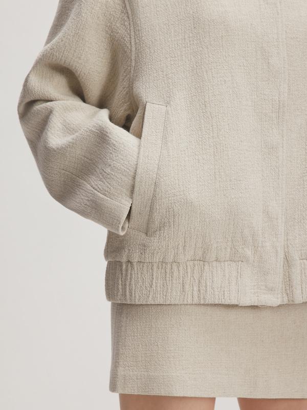 EDITED EDITED Jacke 'Malia' in Beige Saisonale Angebote