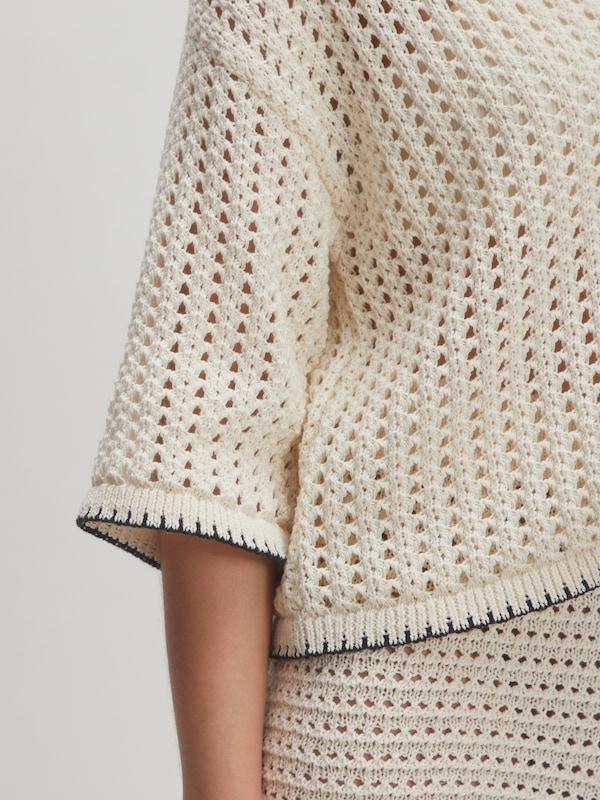 EDITED EDITED Pullover 'Sarai' (GRS) in Beige Beigemeliert Räumungsverkauf