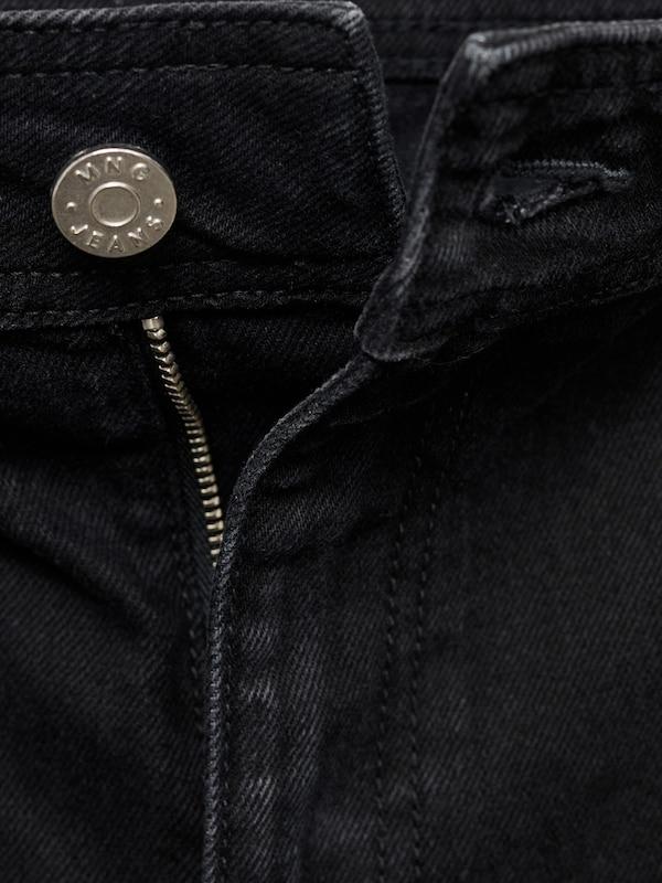 MANGO MANGO Regular Jeans 'CATHERIN' in Schwarz Neueste Stile