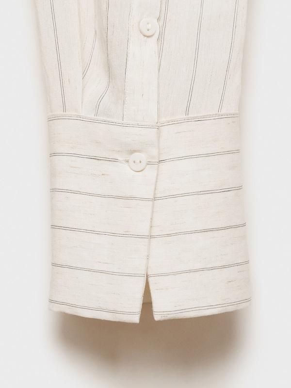 MANGO MANGO Bluse 'CORTAZAR' in Ecru Bis zu 65% Rabatt
