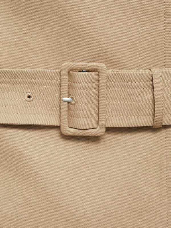 MANGO MANGO Übergangsmantel 'Polana' in Hellbeige 50% Rabatt mit kostenlosem Versand