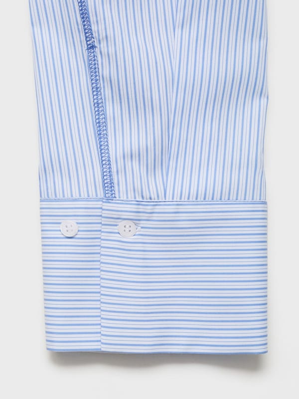 MANGO MANGO Bluse 'CUTTY' in Saphir Taubenblau Kostenloser Versand international