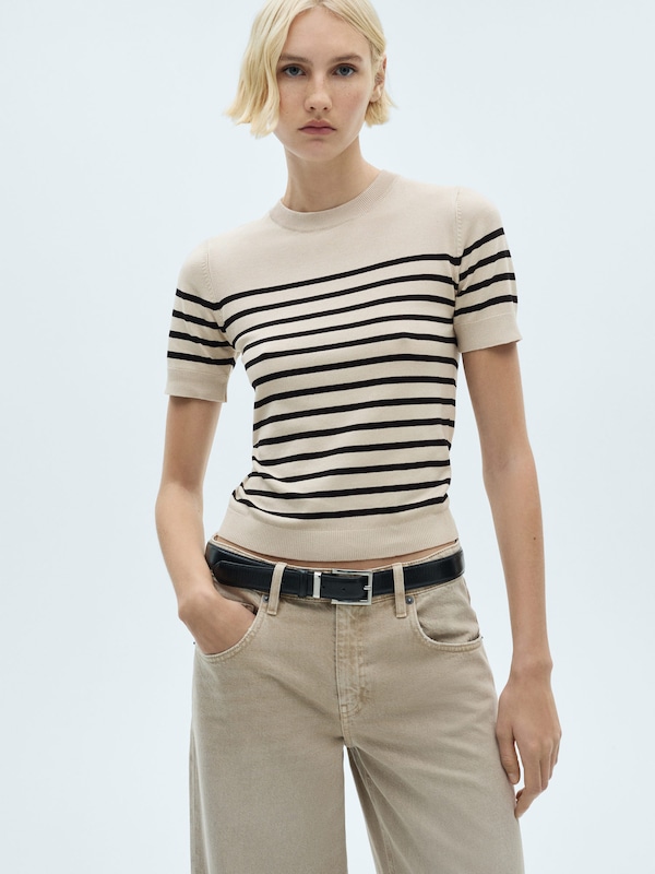 MANGO MANGO Pullover in Creme Speichern exportieren