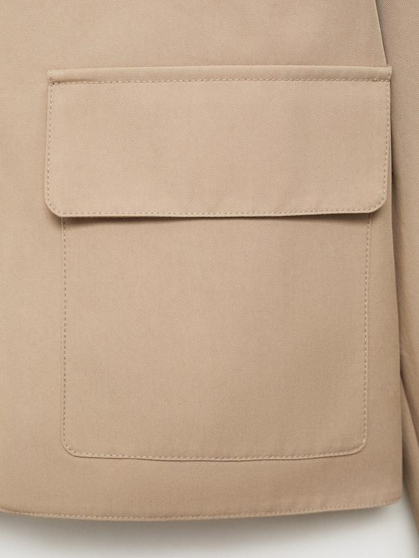 MANGO MANGO Jacke 'Newyork' in Khaki Online