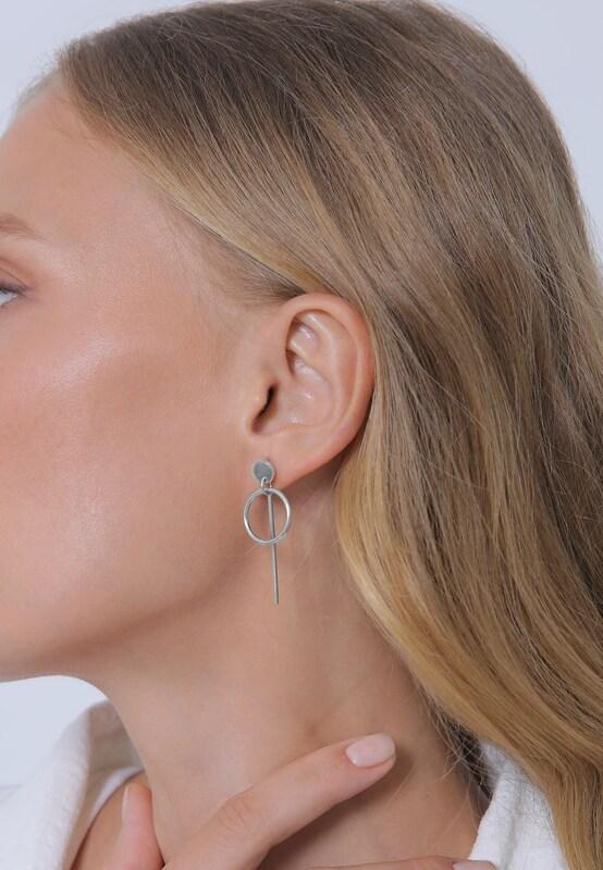 ELLI ELLI Ohrringe 'Geo' in Silber Outlet