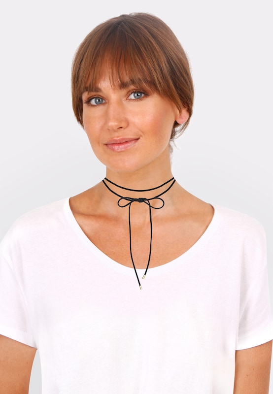 ELLI ELLI Choker 'Schleife' in Gold im Angebot