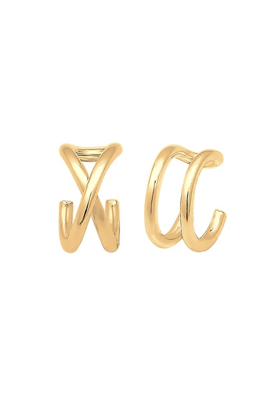 ELLI ELLI Earcuff 'Geo' in Gold Kostenloser Versand