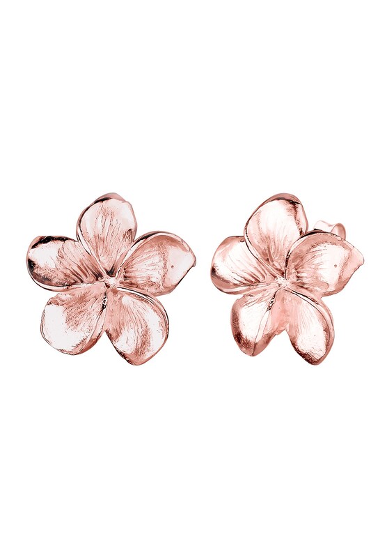 ELLI ELLI Ohrringe 'Frangipani Blüte' in Rosegold Fabrik Onlineshop