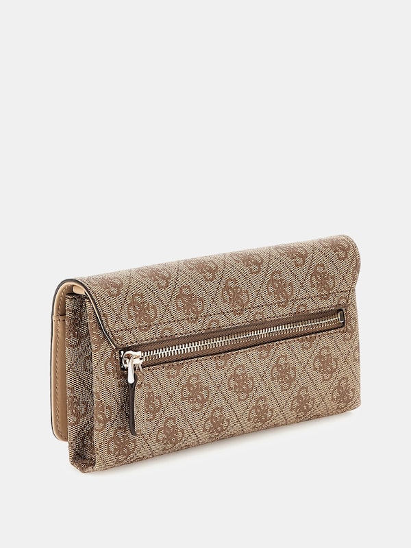 GUESS GUESS Clutch 'Noelle' in Dunkelbeige Discount Store für neue Produkte