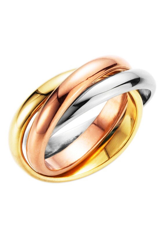 FIRETTI FIRETTI Ring tricolor (3tlg.) in Mischfarben 50% Rabatt für begrenzte Zeit