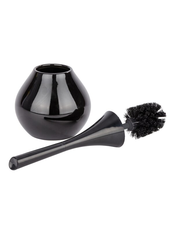 Wenko Wenko WC-Garnitur 'Flakon' in Schwarz Wochenangebot
