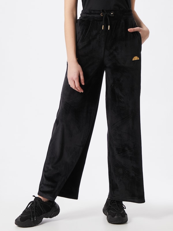 ELLESSE ELLESSE Wide Leg Hose 'Addobbi' in Schwarz Saisonschlussverkauf