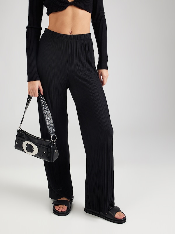 VILA VILA Wide Leg Hose in Schwarz Cyber Monday