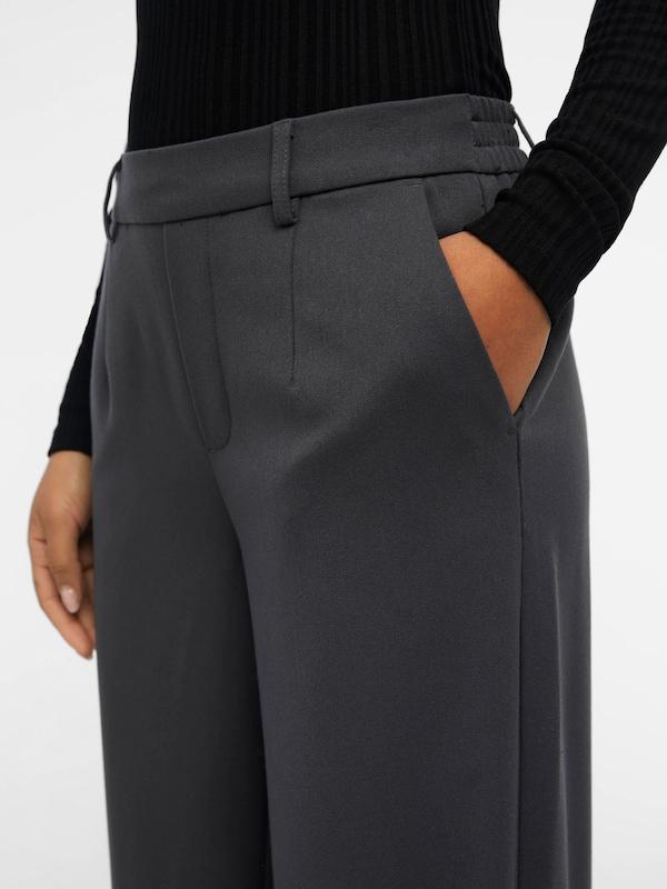 OBJECT OBJECT Wide Leg Hose 'OBJLisa' in Grau Vatertagsangebot