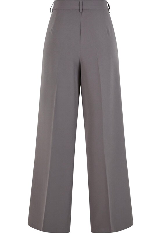Urban Classics Urban Classics Wide Leg Bundfaltenhose in Grau Valentinstagsangebot