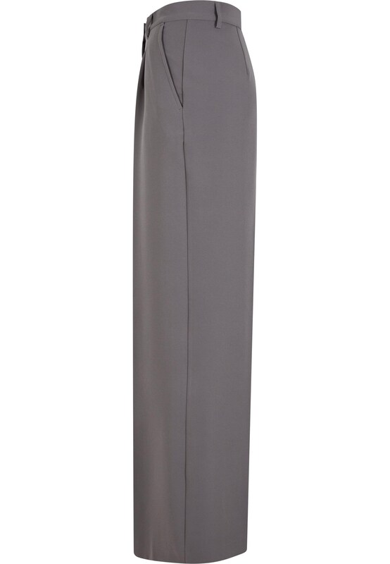 Urban Classics Urban Classics Wide Leg Bundfaltenhose in Grau Valentinstagsangebot