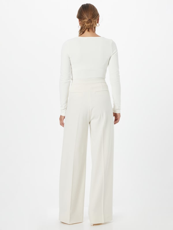Copenhagen Muse Copenhagen Muse Wide Leg Hose in Weiß Heißer Verkauf