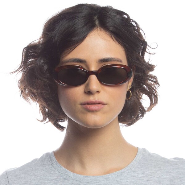 LE SPECS LE SPECS Sonnenbrille 'Work It' in Kastanienbraun Schoko Speichern exportieren