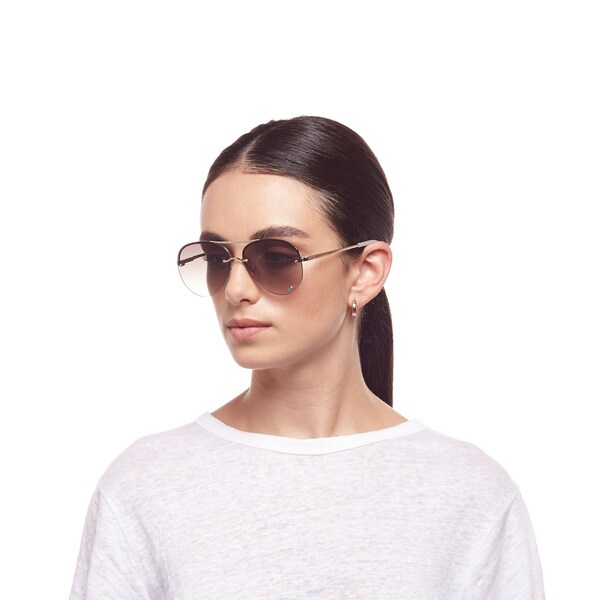 LE SPECS LE SPECS Sonnenbrille 'Panarea' in Gold Blitzverkäufe